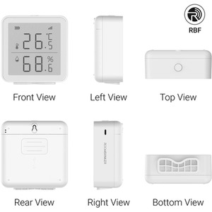 Temperature and Humidity Monitor - White by Roombanker
