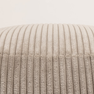 icon Dalton Gaming Bean Bag Chair and Footstool, Corduroy - Stone by icon