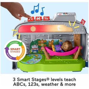 Fisher-Price Little People Light-Up Learning Camper Electronic Toy RV - multi by Fisher Price