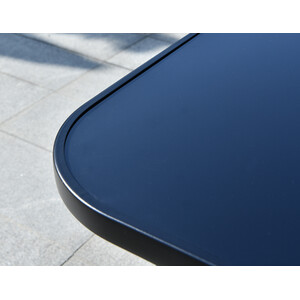 Palma Air Tex 7 Piece Dining Set - Black by Outdoor essentials