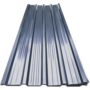 Set of 12 Steel Corrugated Panels - Carbon Black by Livingandhome