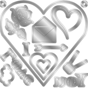 Love Heart Candy Box - Multi by Crafters Companion