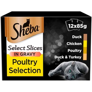 Sheba Select Slices in Gravy - Poultry / 12 by Sheba