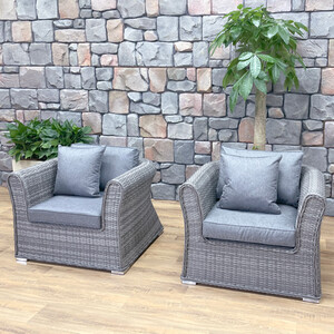 New England Chair - Grey / 2 by Malay