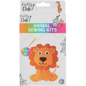 Crafty Club Animal Sewing Kits - White by Crafty Club