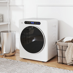 HOMCOM 4kg Portable Vented Tumble Dryer Timer - White by HOMCOM