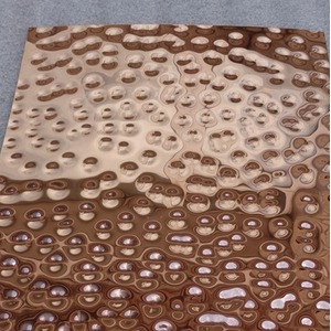Hammered Copper Sheet Canvas - Orange by MSW