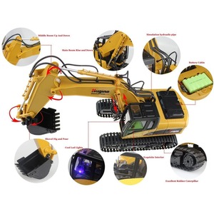 Remote Control Powerful Excavator - Yellow by Big Daddy