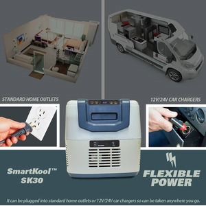 Koolatron SmartKool Bluetooth Enabled Cooler Freezer - Silver / 30l by Koolatron