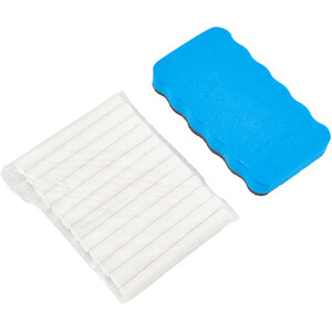 Large Blackboard Set with 2 Chalk Packs and Eraser by i-doodle