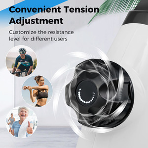 Mini Exercise Bike - White by Costway