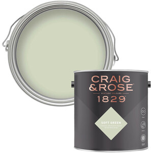Craig and Rose Chalky Matt Emulsion - Soft Green by Craig & Rose