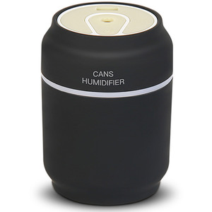 USB Humidifier, Portable Fan and LED Night Light - Black