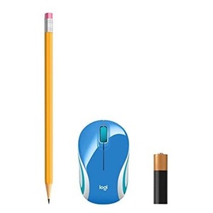 Logitech Wireless Mini Mouse and Sleeve Bundle - Red/Blue Camo by Logitech