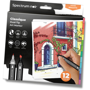 Spectrum Noir Classique 12 Pack - Vivid Brights by Spectrum Noir