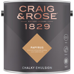 Craig and Rose Chalky Matt Emulsion - Papyrus by Craig & Rose