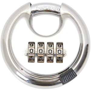 4 Digit Combination Disc Padlock by Livingandhome