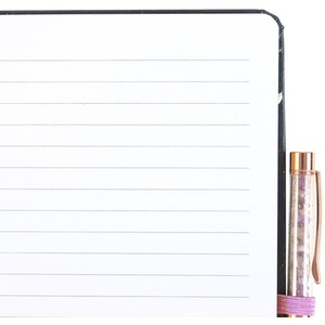 Midnight Moth Journal with Amethyst Pen - A5 by Kingsbury Gifts