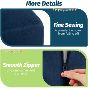 5-Piece Kids Soft Climbing Blocks - Blue by Costway