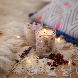 Dried Flower Soy Candle Kit - Multiple Colours by House of Crafts