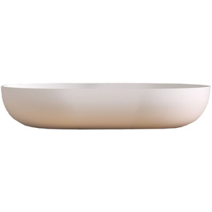 Isabena Countertop Matt Stone Basin - White by Fino Stone