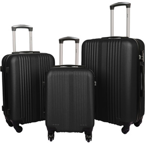 Delta Stripe 3 Piece Luggage Set by Groundlevel
