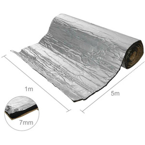 5M Self-Adhesive Aluminum Foil Insulation Roll - Silver by Livingandhome