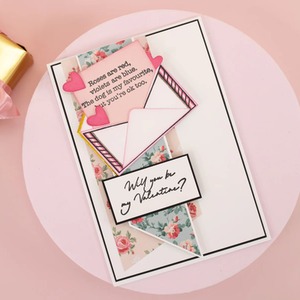 Love Letters Stamp and Die - Multi by Crafters Companion