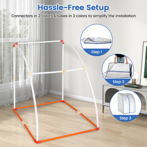 3L Portable Steam Sauna Full Body Detox Therapy Tent - Silver by Costway