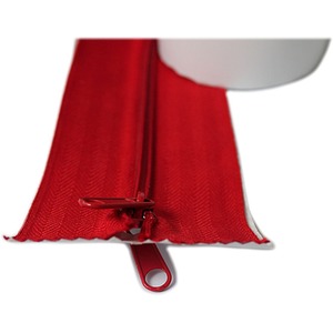 2 Heavy Duty Self Adhesive Zips - 75mm Wide x 2100mm Long - Red by True Products