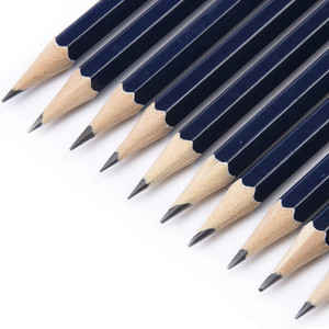 Pack of 12 Helix Oxford Eraser Tipped HB Pencils by Oxford