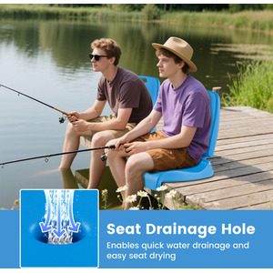 Outdoor Pool Chair Poolside Chair by Costway