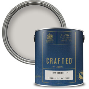 Crown Crafted Flat Matt Paint 2.5L - Soft Scribbles by Crown Paints