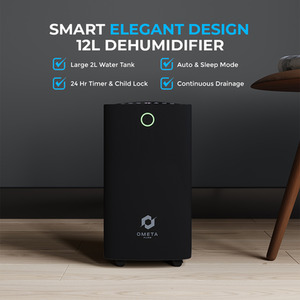 Ometa Pure Dehumidifier - Black by GRS