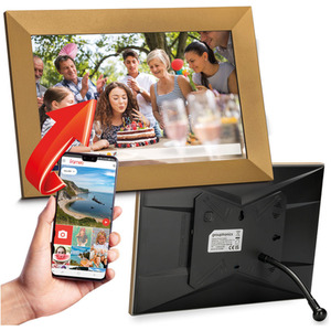 Gallery10 WiFi Digital Photo Frame 10 Inch - Gold by Grouptronics