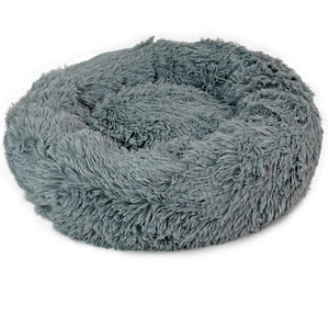 Fluffy Dog Bed in Grey - Grey / S by Actiaspet