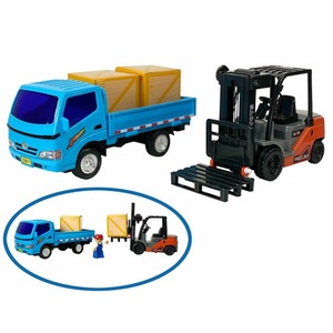 Big Daddy Construction Fully Functional Tractor Lorry Toy Trucks Cars - Multi / Workload and Pallet Combo by Big Daddy