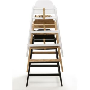 Simply Stackable Wooden High Chairs Two Pack - Natural by Safetots