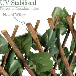 Artificial Expanding Hedge Screen - Green by Christow