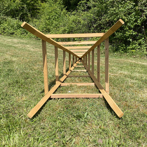 Tall Wooden Garden Obelisk - Brown / 1 by Selections