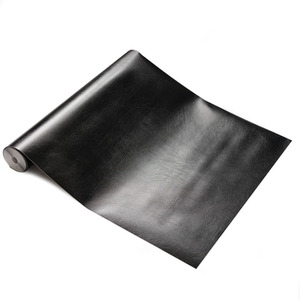 dc fix Leather Effect Black Self Adhesive Vinyl Wrap by d-c-fix