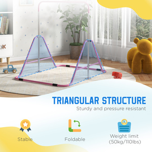HOMCOM Kids Gymnastics Bar with Adjustable Height by HOMCOM