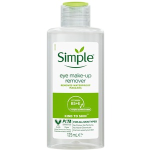 Simple Kind to Skin Eye Make-Up Remover for Sensitive Skin, 125ml - Buy 3 / 3 by Simple