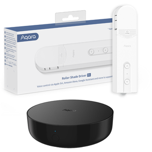 Smart Home Roller Shade Driver E1 with Aqara Smart Hub M2 - White by Aqara