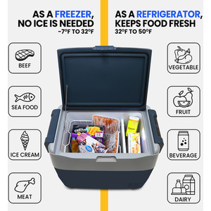 Koolatron SmartKool Bluetooth Enabled Cooler Freezer - Silver / 50l by Koolatron