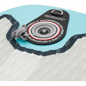 Paddle Board 2-In-1 Inflatable SUP Kayak, with Pump, Backpack - Turquoise & Black by tectake