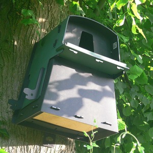 Eco Barn Owl Nest Box - Green by Nestbox Co