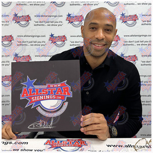 Thierry Henry Signed and Framed Arsenal Photograph - Red by Allstarsignings