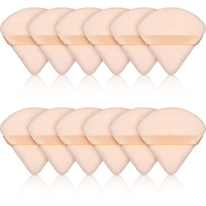 12 Triangle Powder Puff for Cosmetic Face Makeup