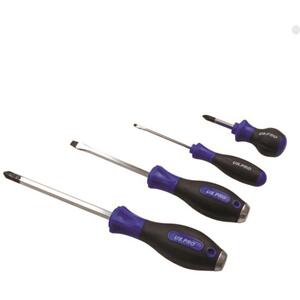US PRO Tools 10 Piece Screwdriver Set Phillips Slotted With Magnetic Tip 1621 - Blue by US PRO